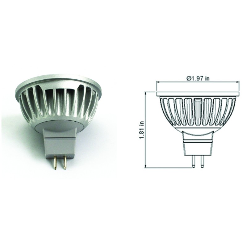 LED MOOVE MR16 ANGLE 120° 5W BF