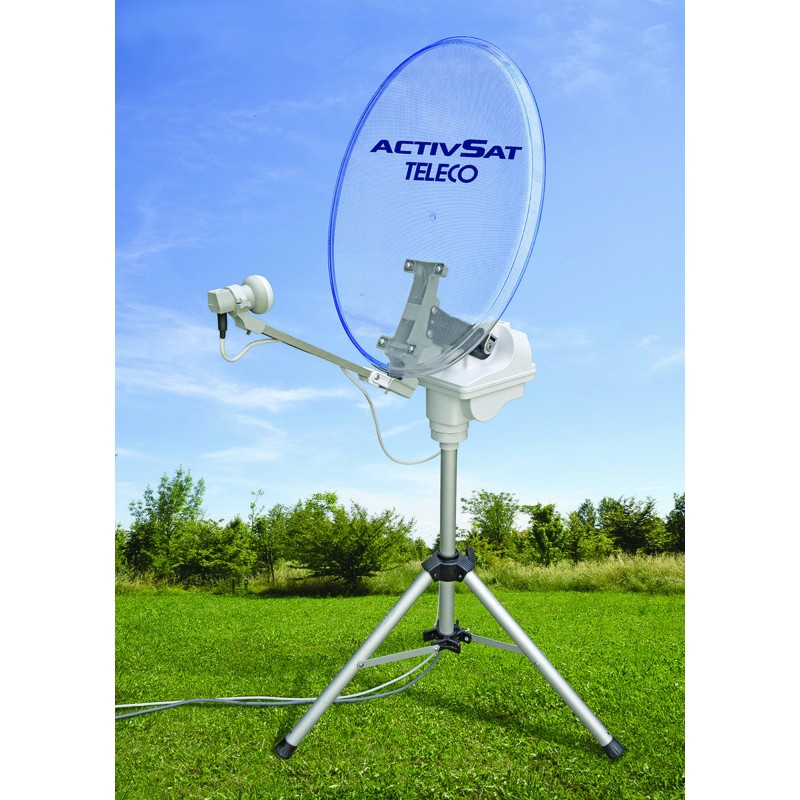 KIT SATELLITE PORTABLE AUTOMATIQUE ACTIVSAT 65 TWIN