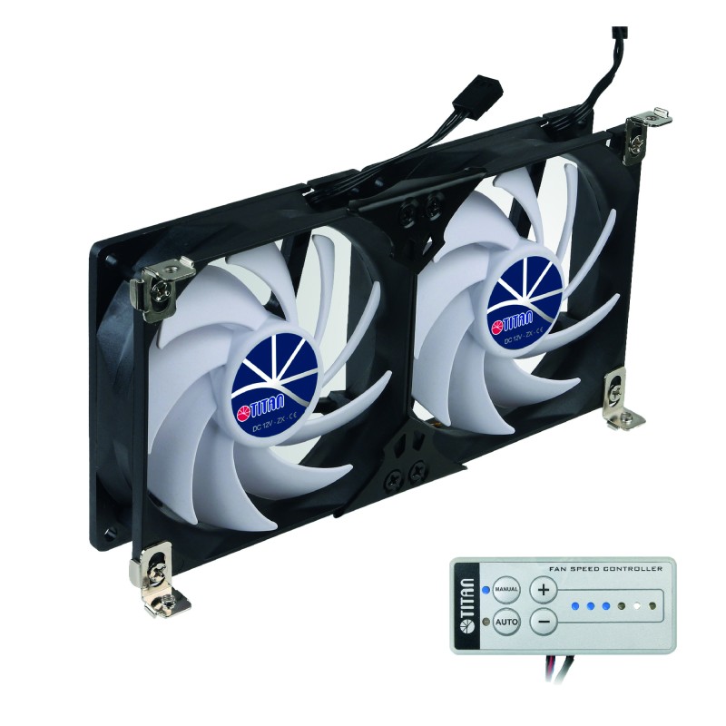 VENTILATEUR DE REFRIGERATEUR TITAN 12 CM AUTOCLIP