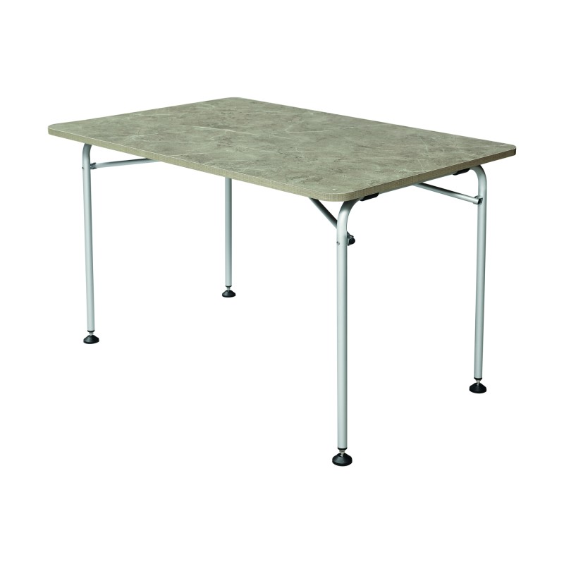 TABLE ISABELLA ULTRA LEGERE GRISE 140 X 90 CM