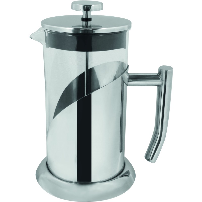 CAFETIERE/THEIERE PISTON 8 TASSES INOX INCASA