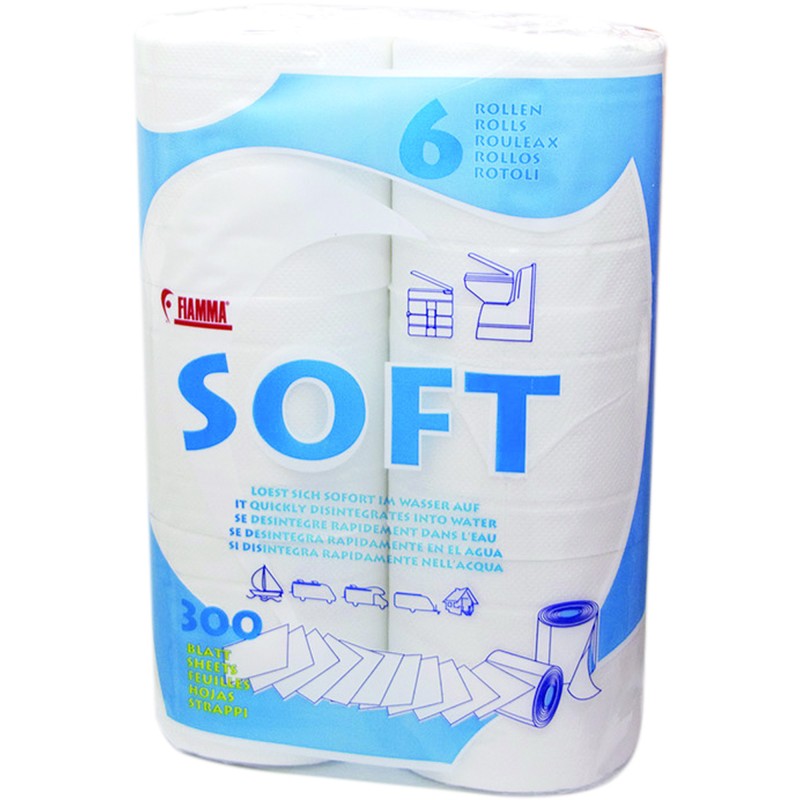 PRODUIT WC PAPIER TOILETTE SOFT PAR 6 FIAMMA