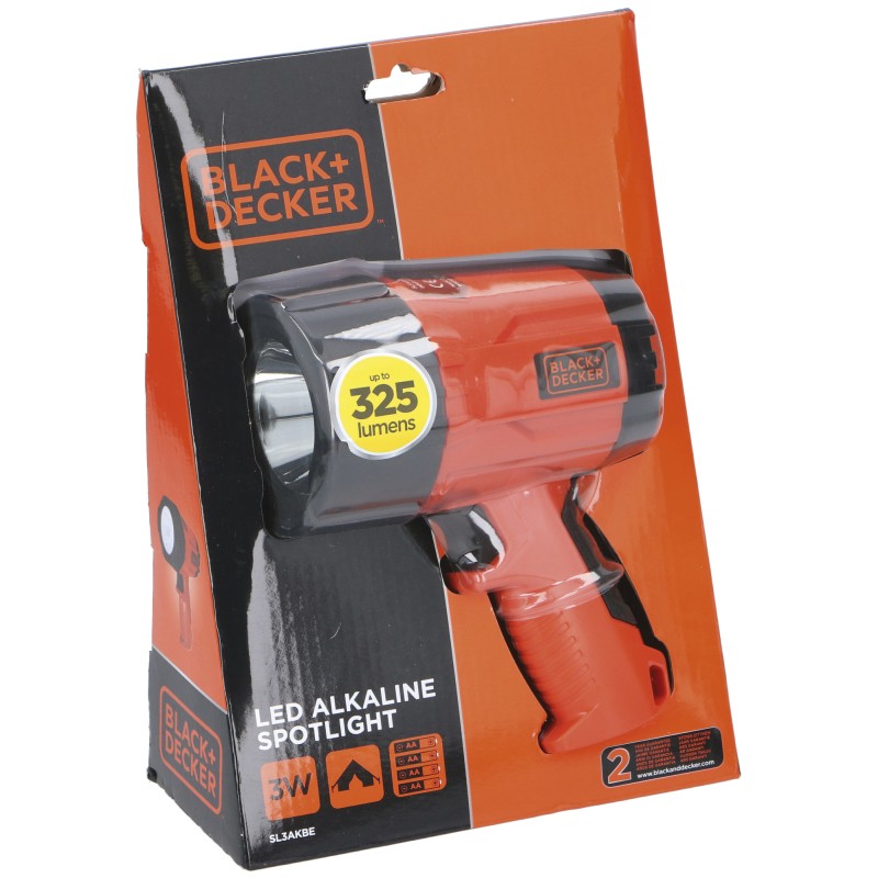 LAMPE TORCHE LED BLACK + DECKER 375 LUMEN