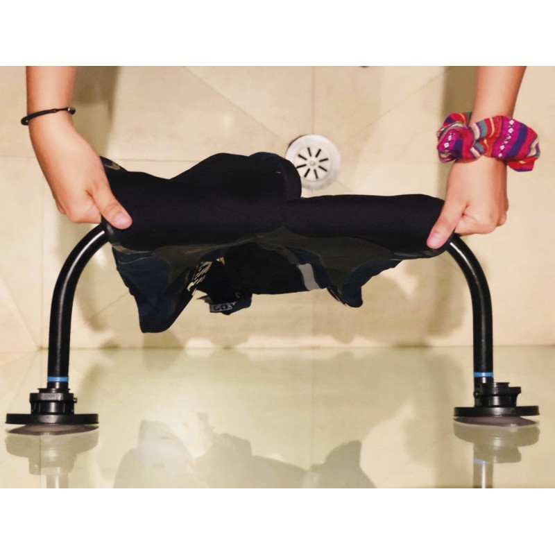 Support De Pied Pour Abdos - 3 Hauteurs Réglables - Ventouses Puissantes - Avec Corde élastique - Équipement Fitness Portable