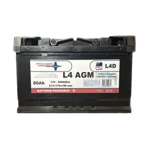 BATTERIE 12V 80Ah L4D...