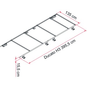 ROOF RAIL DUCATO H3 FIAMMA