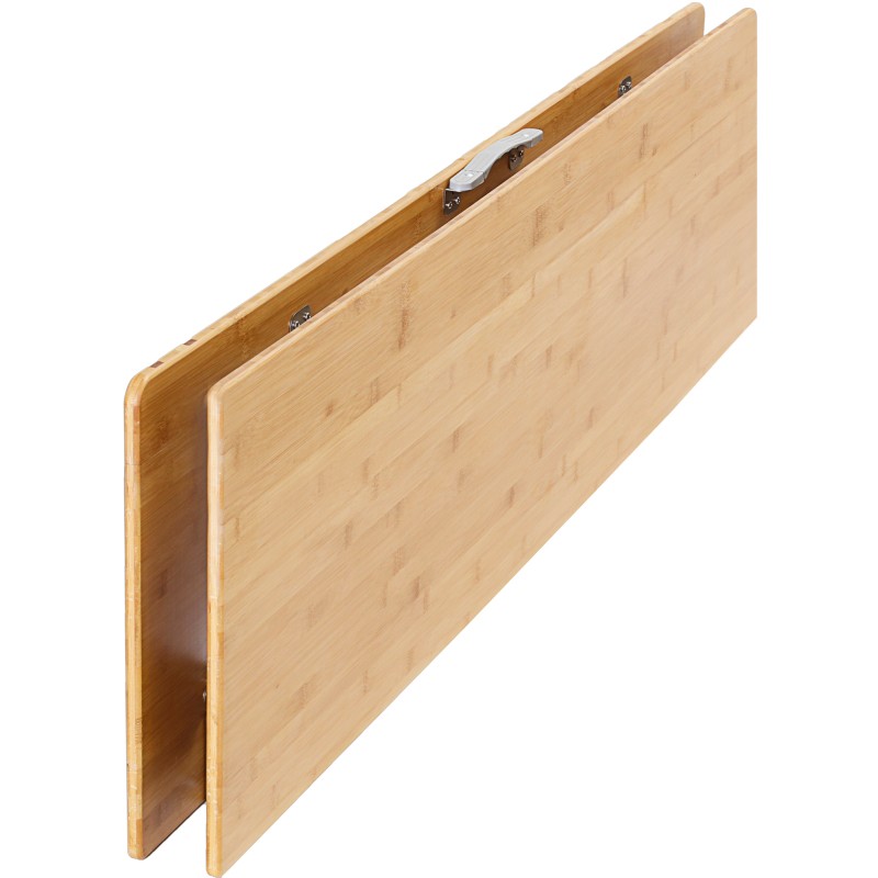 TABLE PLIANTE PLATEAU BAMBOU 100 x 72 x 70 CM - BRUNNER