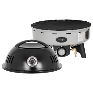 BARBECUE A GAZ AVEC PIEDS DEVIL BBQRUISER 30mBAR NOIR GRIS BRUNNER
