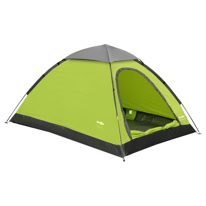 TENTE IGLOO STRATO 2 VERT ET GRIS 2 PERSONNES BRUNNER
