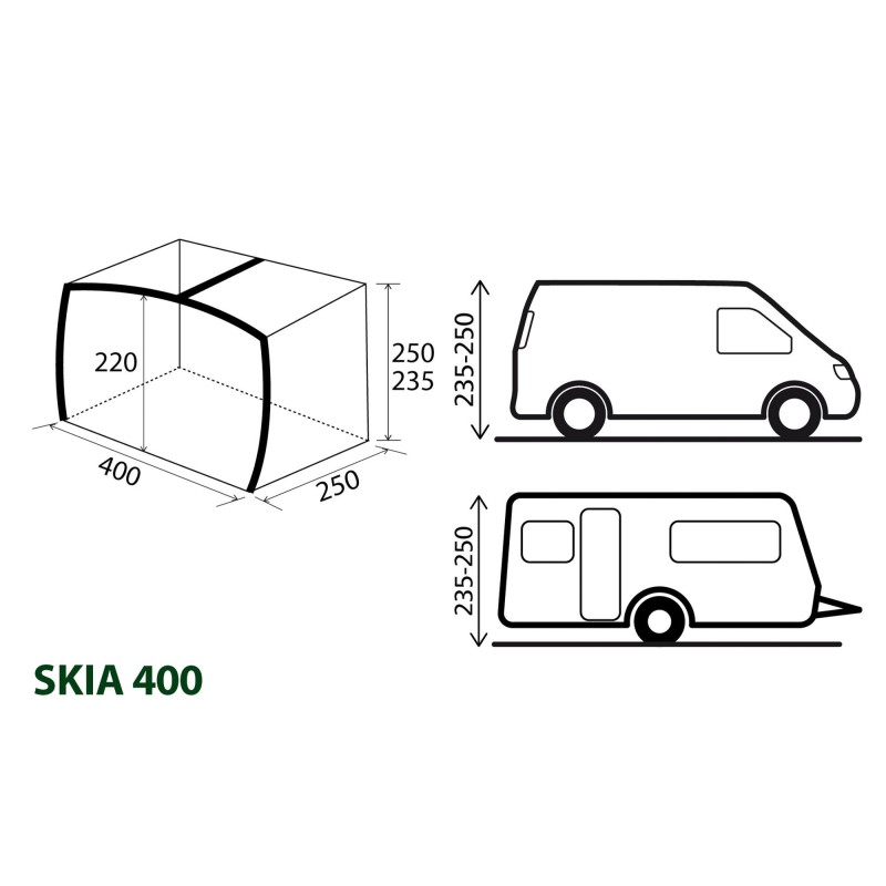 SOLETTE GONFLABLE SKIA 400 GRIS BRUNNER