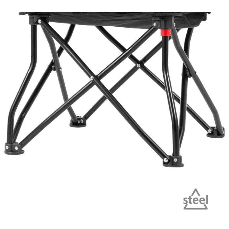 CHAISE ANTIBASCULE ACTION EQUIFRAME NOIR ET BLEU BRUNNER