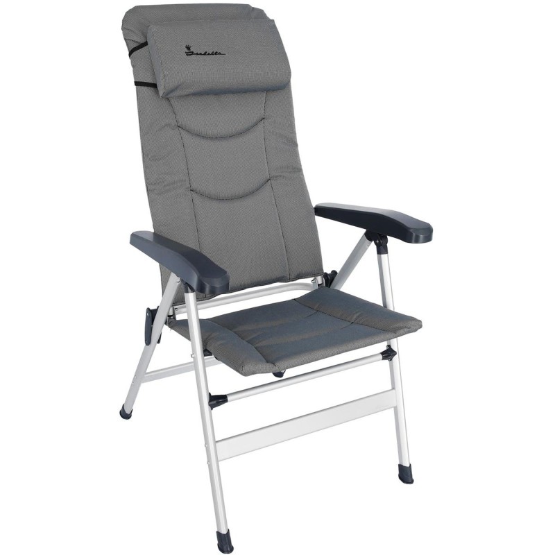 FAUTEUIL MATELASSÉ ISABELLA - LIGHT GREY