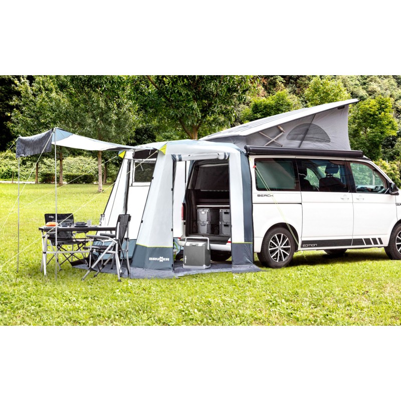 AUVENT POUR HAYON COMET VW T5/T6 200 X 200 X 205 CM GRIS ET BLEU BRUNNER
