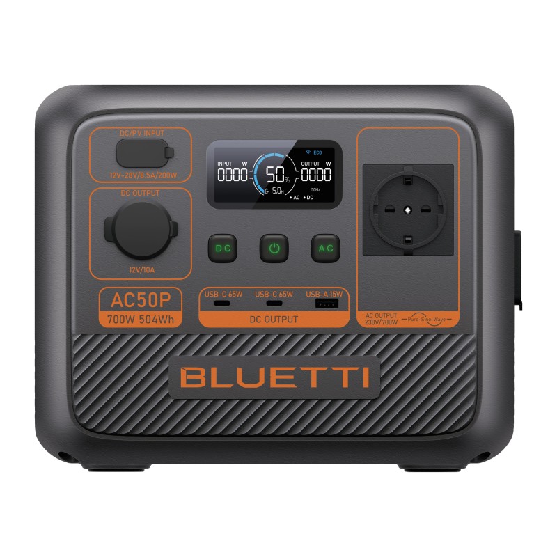 STATION D'ÉNERGIE PORTABLE AC50P 700 W / 504 WH - BLUETTI
