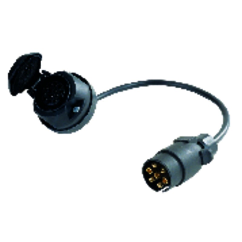 PRISE D'ATTELAGE ADAPTATEUR COMPACT 13 FEMELLE 7 MÂLE