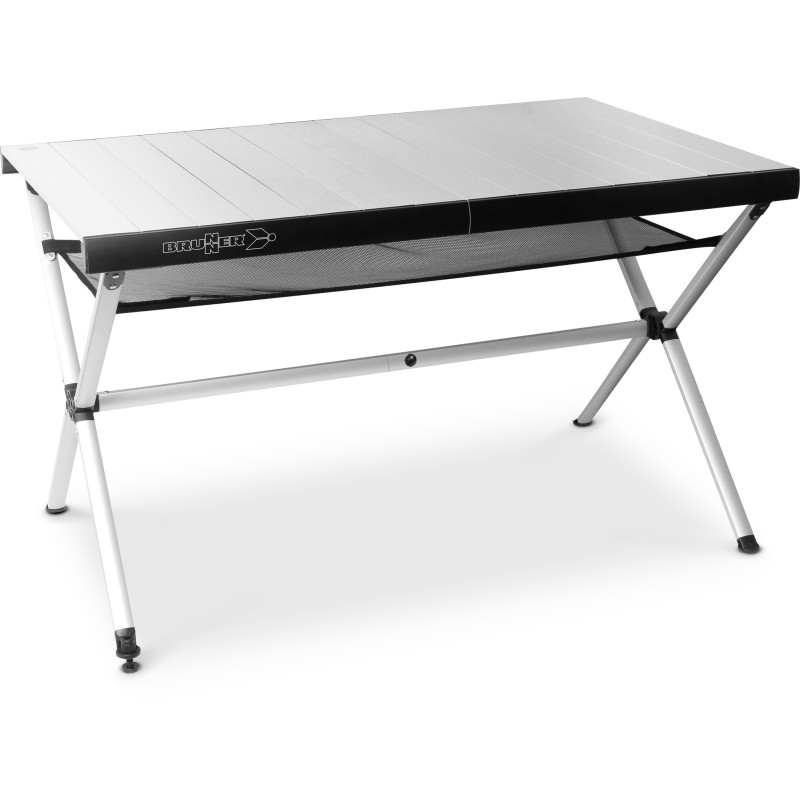 TABLE ACCELERATE COMPACK 4 ALU ENROULABLE A LATTES 120 X 80 X 71 CM BRUNNER