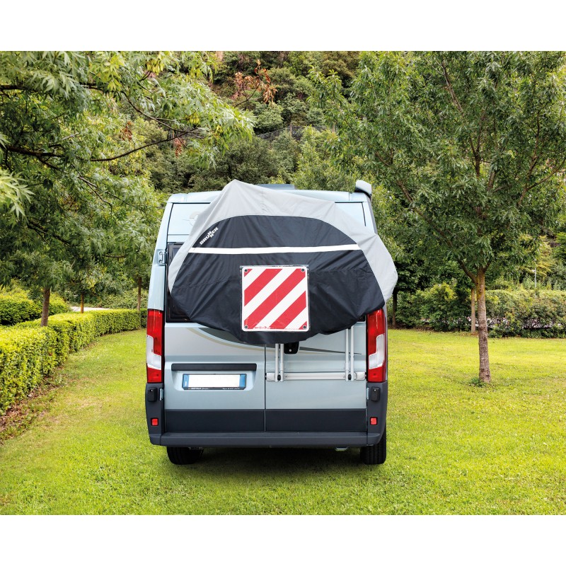HOUSSE POUR 4 VELOS AVEC POCHE POUR PANNEAU BIKE COVER 4 BRUNNER