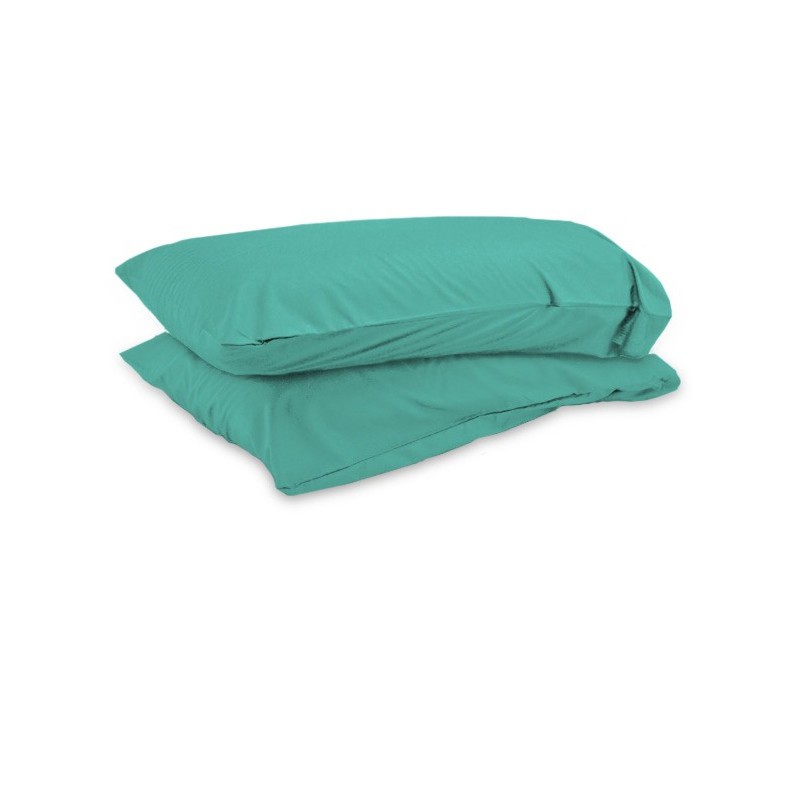 TAIE D'OREILLER X1 73X51 TURQUOISE NAVY