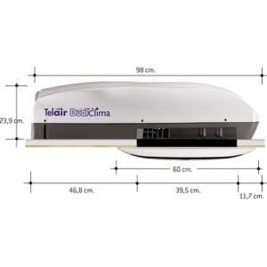 CLIMATISEUR TELAIR DUALCLIMA 220V - 12500H