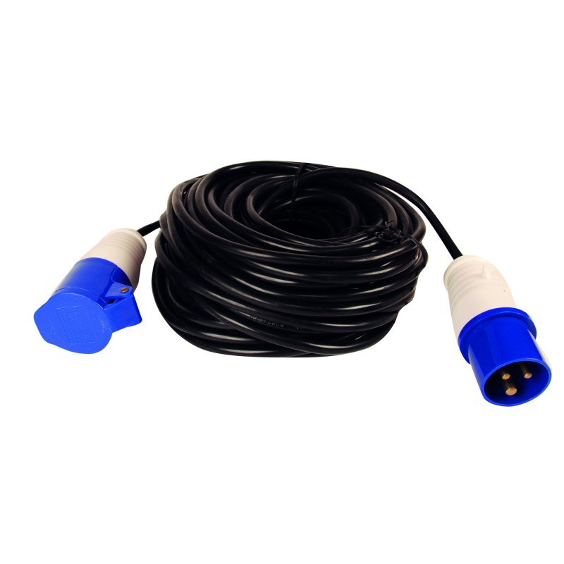 RALLONGE ELECTRIQUE 220V MÂLE FEMELLE P17 25 M