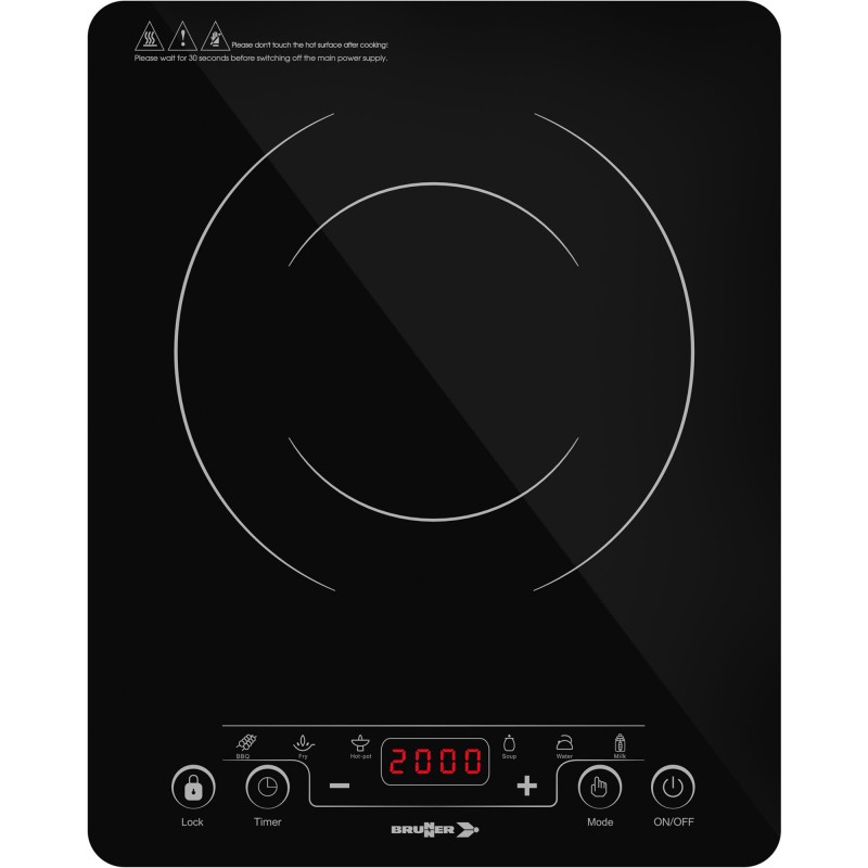 PLAQUE A INDUCTION VITRO 300 - 2000W HOT POINT INDUCTION BRUNNER