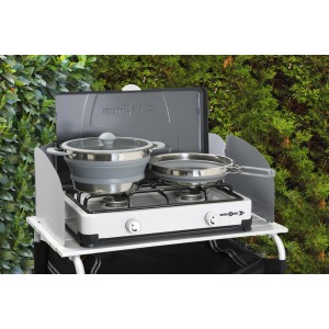 FAITOUT PLIABLE EN SILICONE ET INOX DIAMETRE 24 CM