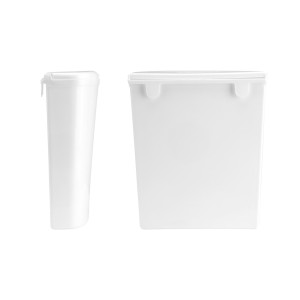 POUBELLE PORT 5,5L COULEUR BLANCHE