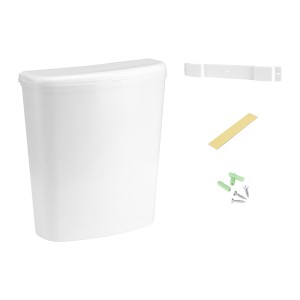 POUBELLE PORT 5,5L COULEUR BLANCHE