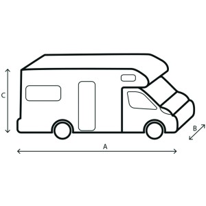 HOUSSE DE CAMPING-CAR 7,00-7,50 M HIVER - BRUNNER