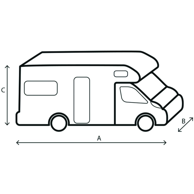 HOUSSE DE CAMPING-CAR 7,00-7,50 M HIVER - BRUNNER
