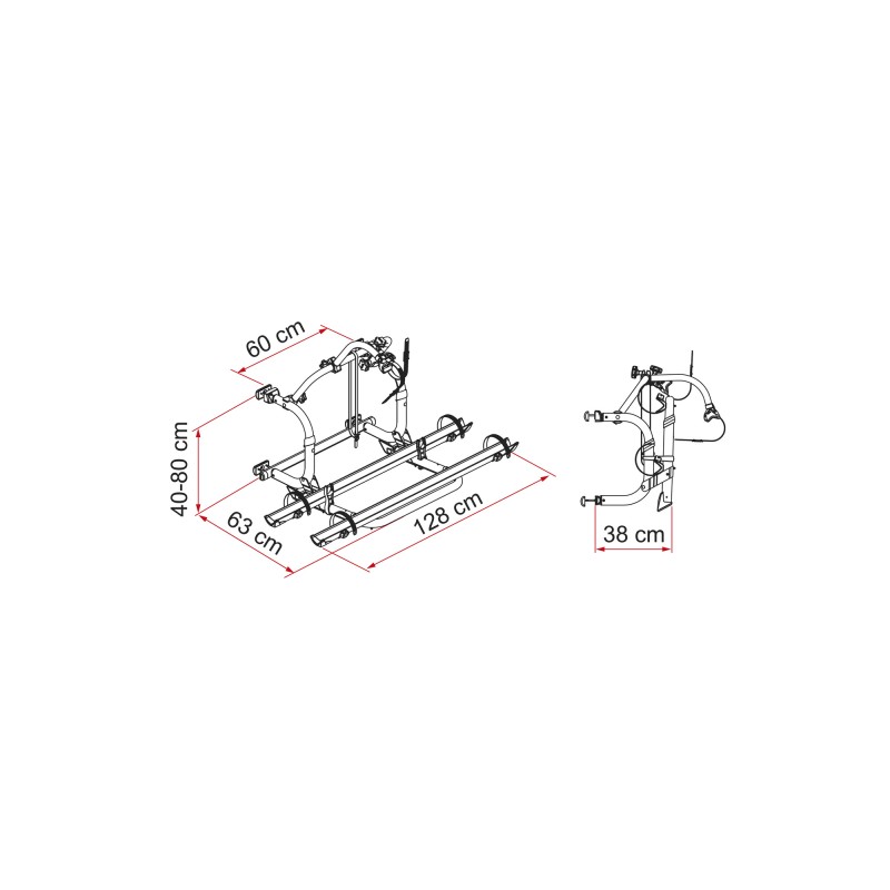 PORTE-VÉLOS PRO C - FIAMMA