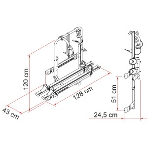 PORTE VÉLO FIAMMA CARRY BIKE 200DJ