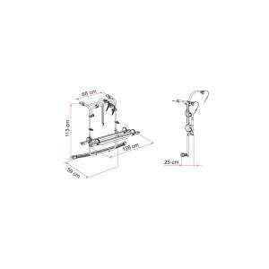 PORTE-VÉLOS VW CADDY - FIAMMA