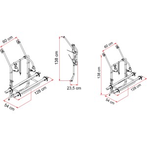 PORTE VÉLO FIAMMA CARRY BIKE VW T4 HAYON