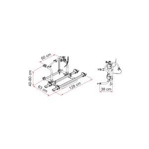 PORTE-VÉLOS CARRY BIKE PRO C NOIR