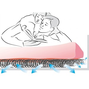 ISOLANT SOUS MATELAS COCO/LATEX 140X210