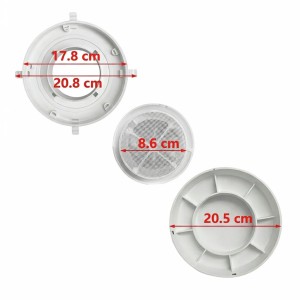 AÉRATEUR DE TOIT BLANC 110 MM