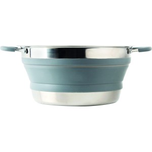 FAITOUT PLIABLE EN SILICONE ET INOX DIAMETRE 20 CM