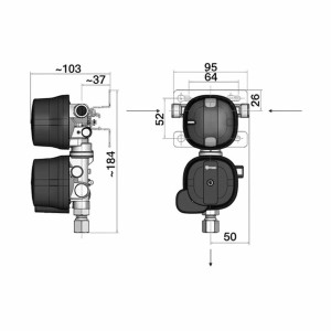DÉTENDEUR DUO CONTROL CS MONTAGE VERTICAL