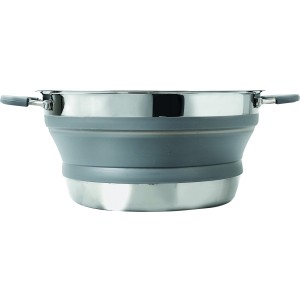 KIT FAITOUT POELE ET PASSOIRE PLIABLE EN SILICONE