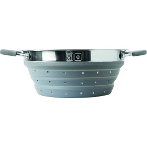 KIT FAITOUT POELE ET PASSOIRE PLIABLE EN SILICONE