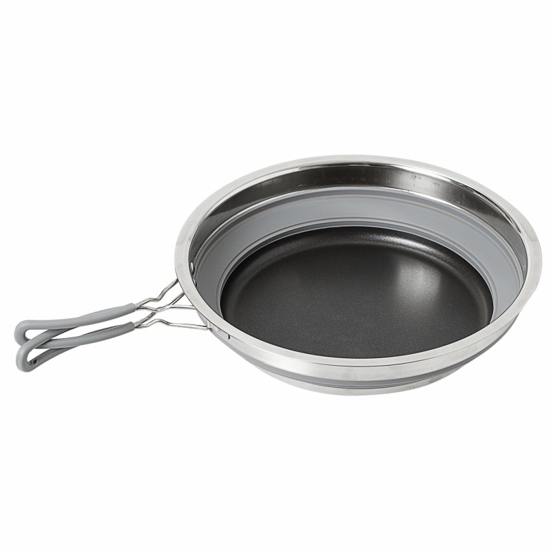 KIT FAITOUT POELE ET PASSOIRE PLIABLE EN SILICONE