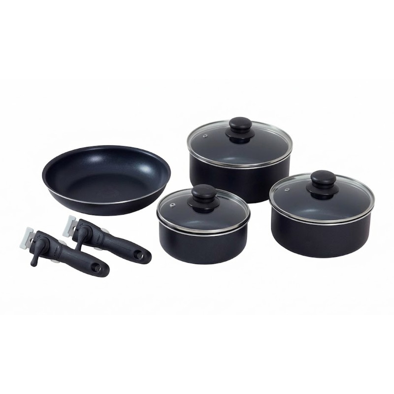 SET DE 3 CASSEROLES ET 1 POELE EMPILABLES ISABELLA