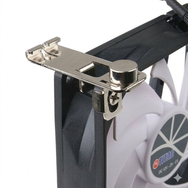 VENTILATEUR POUR RÉFRIGÉRATEUR TITAN 14 CM AUTOCLIP
