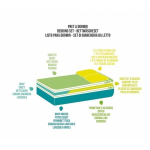 LIT TOUT FAIT CALIFORNIA 130 X 190 CM CD - INCASA