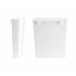 POUBELLE PORT 5,5L COULEUR BLANCHE