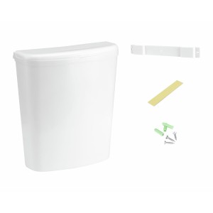POUBELLE PORT 5,5L COULEUR BLANCHE